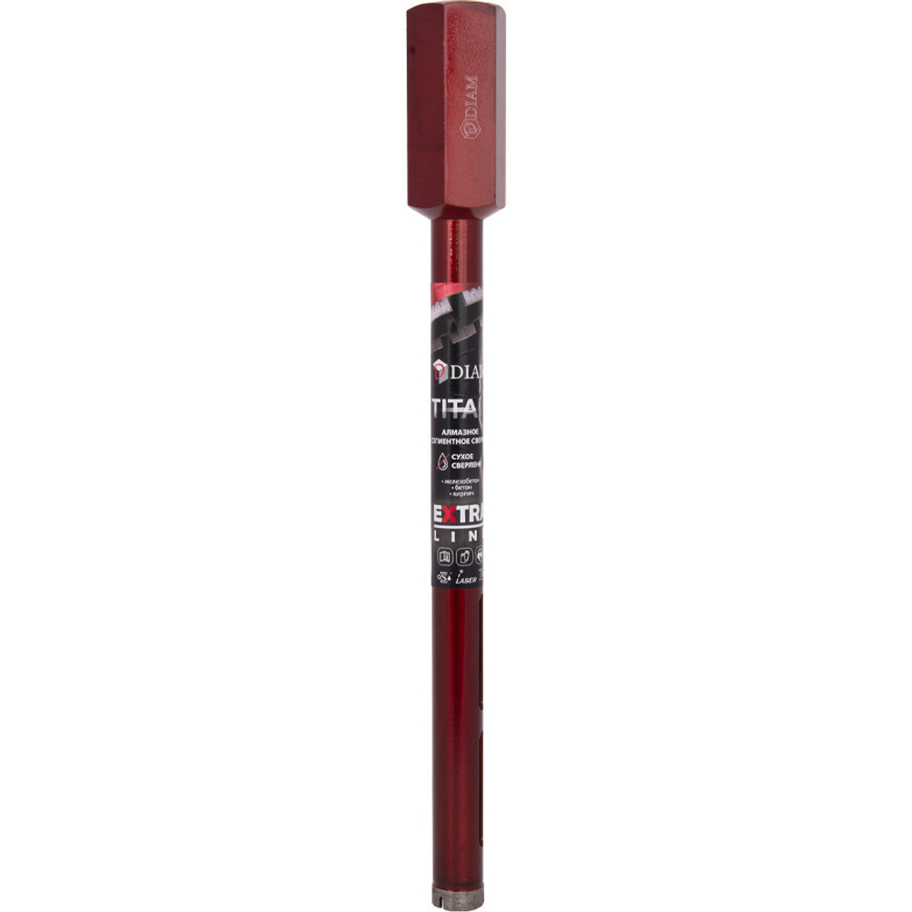 Сверло алмазное DIAM UNC Extra Line Titan 25x300х1/4 по бетону   313019