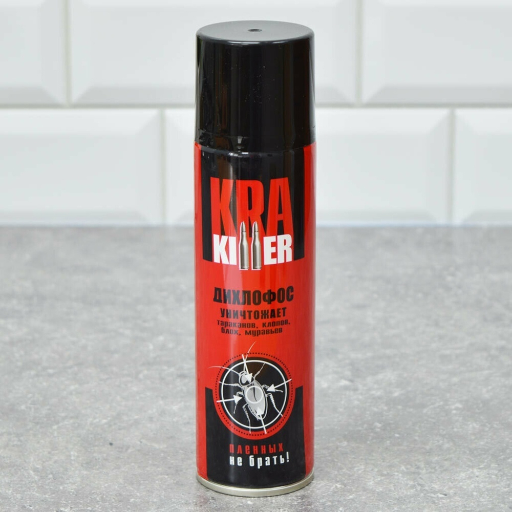 Дихлофос КРА-Киллер 300см.куб. 250мл (от ползающих), без запаха