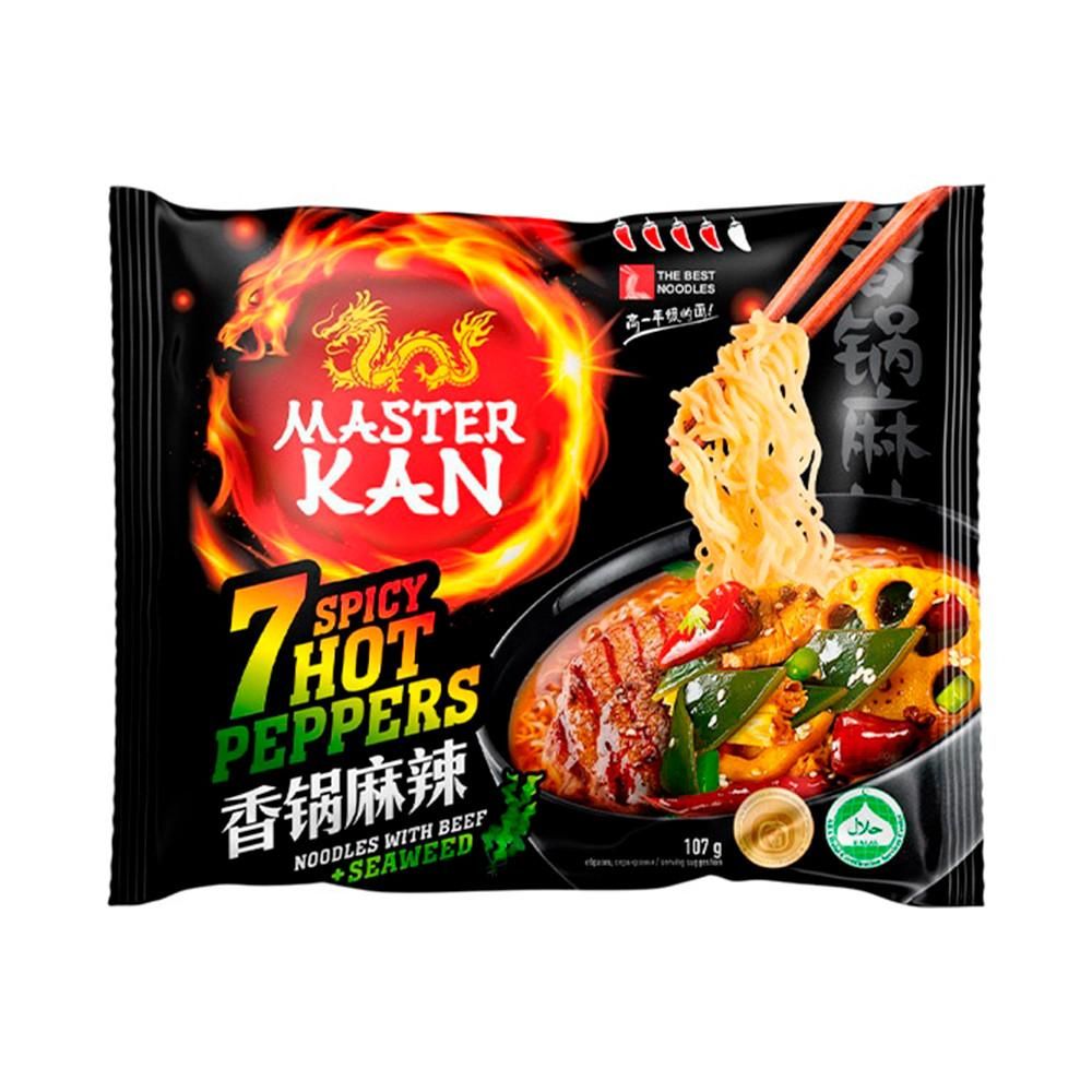 Лапша Мастер кан 7 spice hot peppers 107г