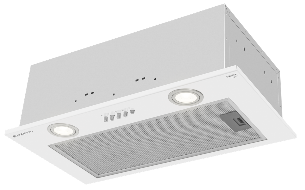 Полновстраиваемая вытяжка Meferi INBOX52WH LIGHT фото 