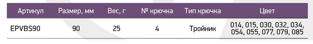 Виб (тонущий воблер) для зимней рыбалки Sandra 90мм 25г