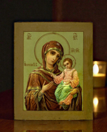 Необычная икона Богородицы Иверская