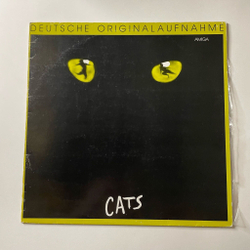 Винтажная виниловая пластинка LP Andrew Lloyd Webber Cats Мюзкл Кошки (Deutsche Originalaufnahme) (ГДР 1986)