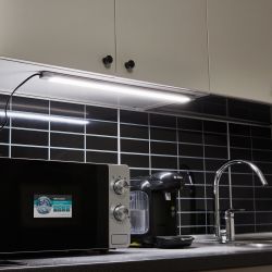 ULI-F45-9W-4500K-DIM SENSOR IP20 SILVER Светильник светодиодный для мебели. 600x35x16мм. 600Lm. ТМ Uniel