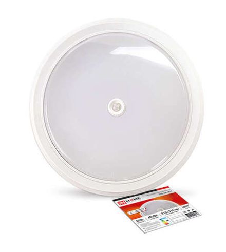 Светильник светодиодный СПБ-2Д-КРУГ 24Вт 4000К 1700лм 230В 310мм с датчиком бел. IN HOME 4690612020716