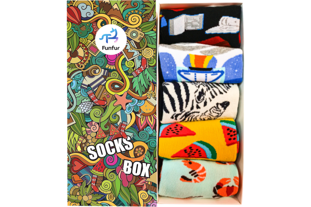 Носки Funfur Zebrano в наборе 5 пар