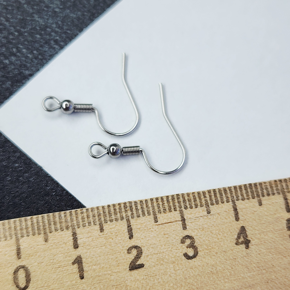 Ювелирные швензы крючки, сталь 316, классика дужки 19мм