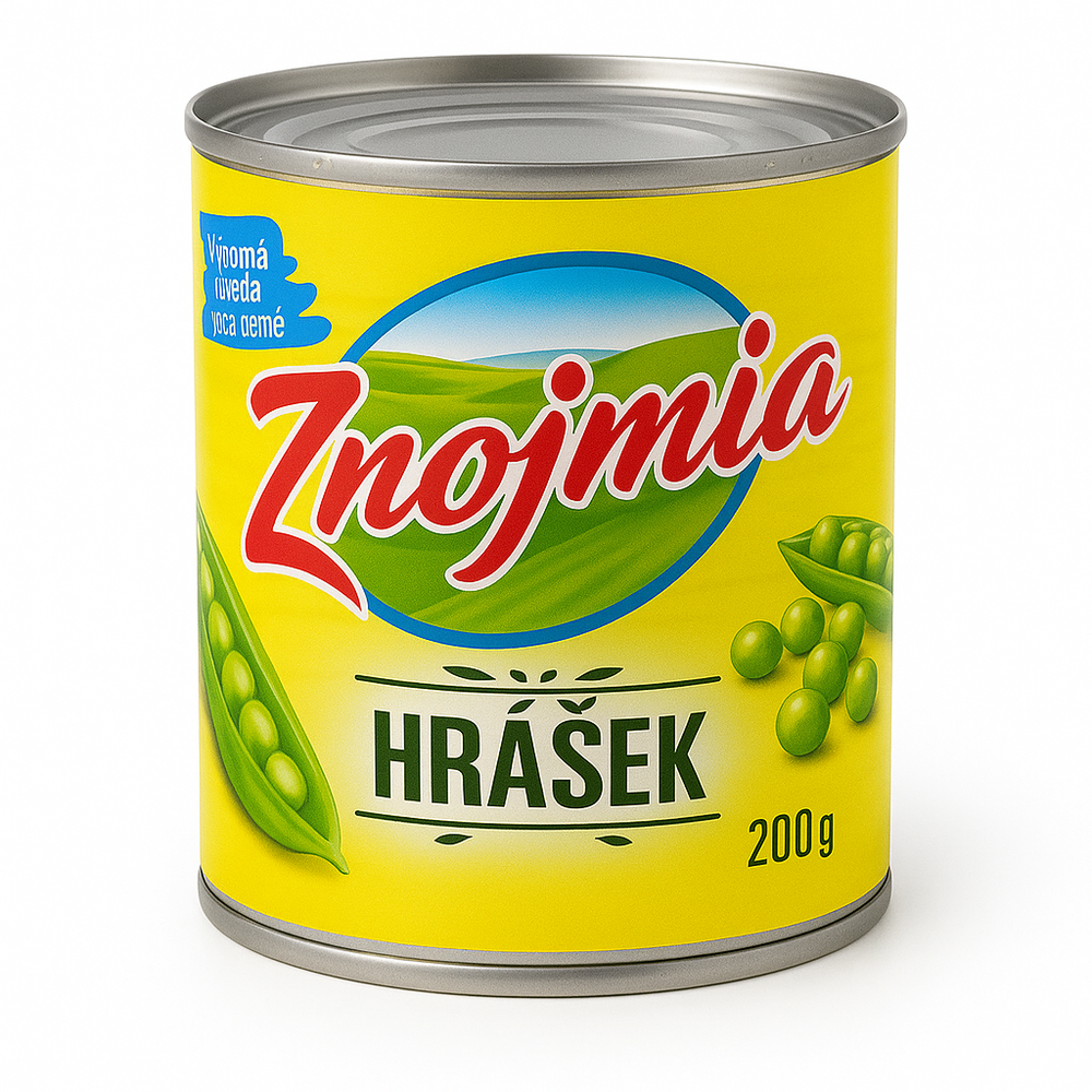 Горошек зеленый Znojmia ключ 200 гр