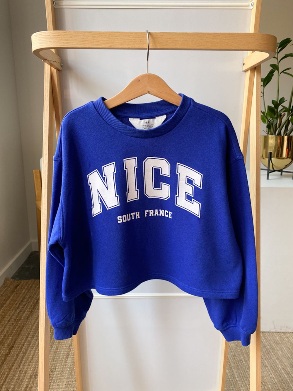 Хлопковый свитшот H&M, 134