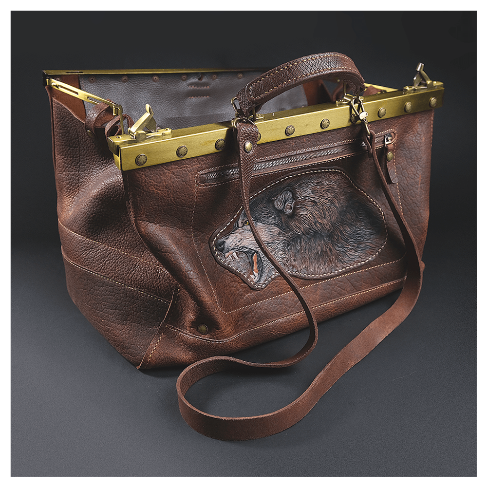 Кожаный саквояж «Путник»