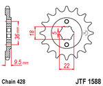 Звезда JTF1588.19