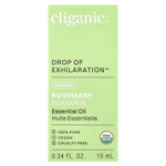 Cliganic, Drop of Exhilaration ™, органическое эфирное масло розмарина, 10 мл (0,34 жидк. Унции)