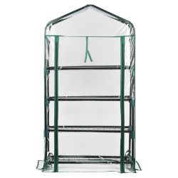 Теплица GREEN APPLE GA-House-4x-frame 4 яруса 1250х690х300 мм | Теплица