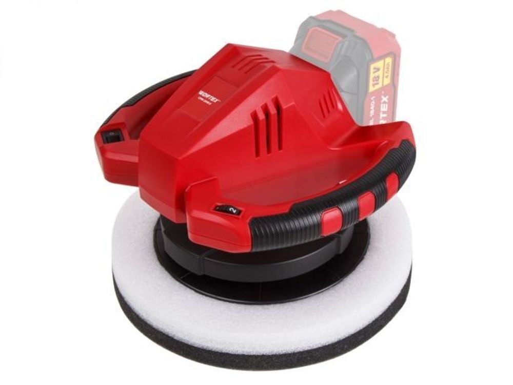 Аккуммуляторная полировальная машина WORTEX CPM 2518 E в коробке (БЕЗ АКБ и ЗУ)
