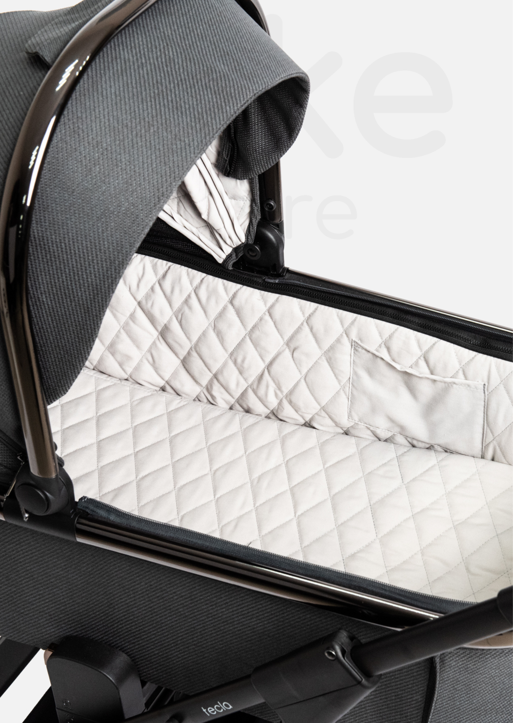 Peppy Коляска детская Tecla 2 в 1 Shadow Antrazit Chrome Edition (Графитовый)