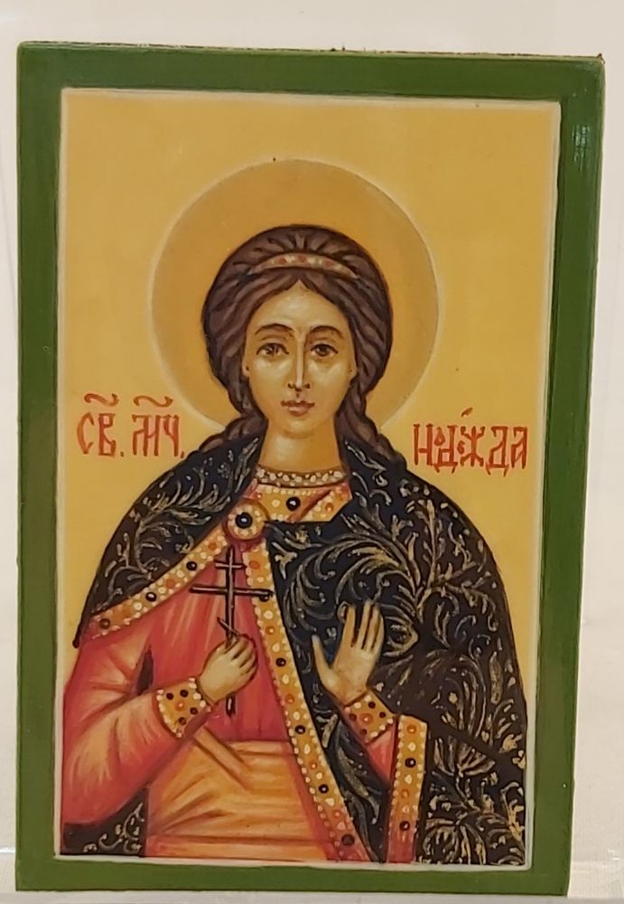 Икона Святого Серафима Саровского (Палех)