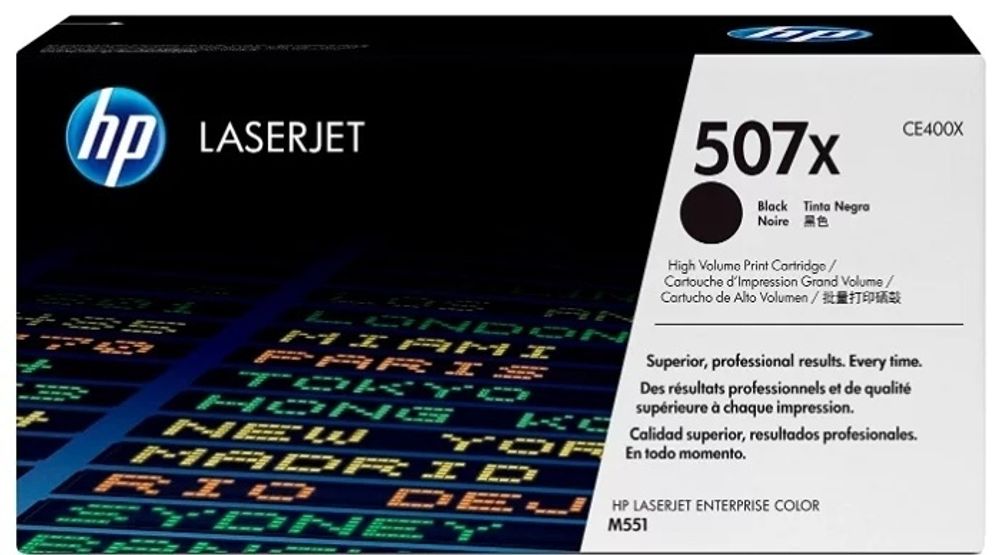 Картриджи HP CE400X черный