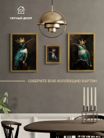 Картина в рамена стену на холсте "Колибри" 45×65 см