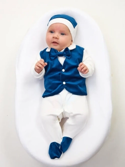 Конверт на выписку новорождённому зимний