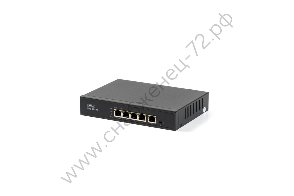 SKAT PoE-4E-1G коммутатор PoE Plus, мощность 65Вт, порты: 4-Ethernet, 1-Uplink