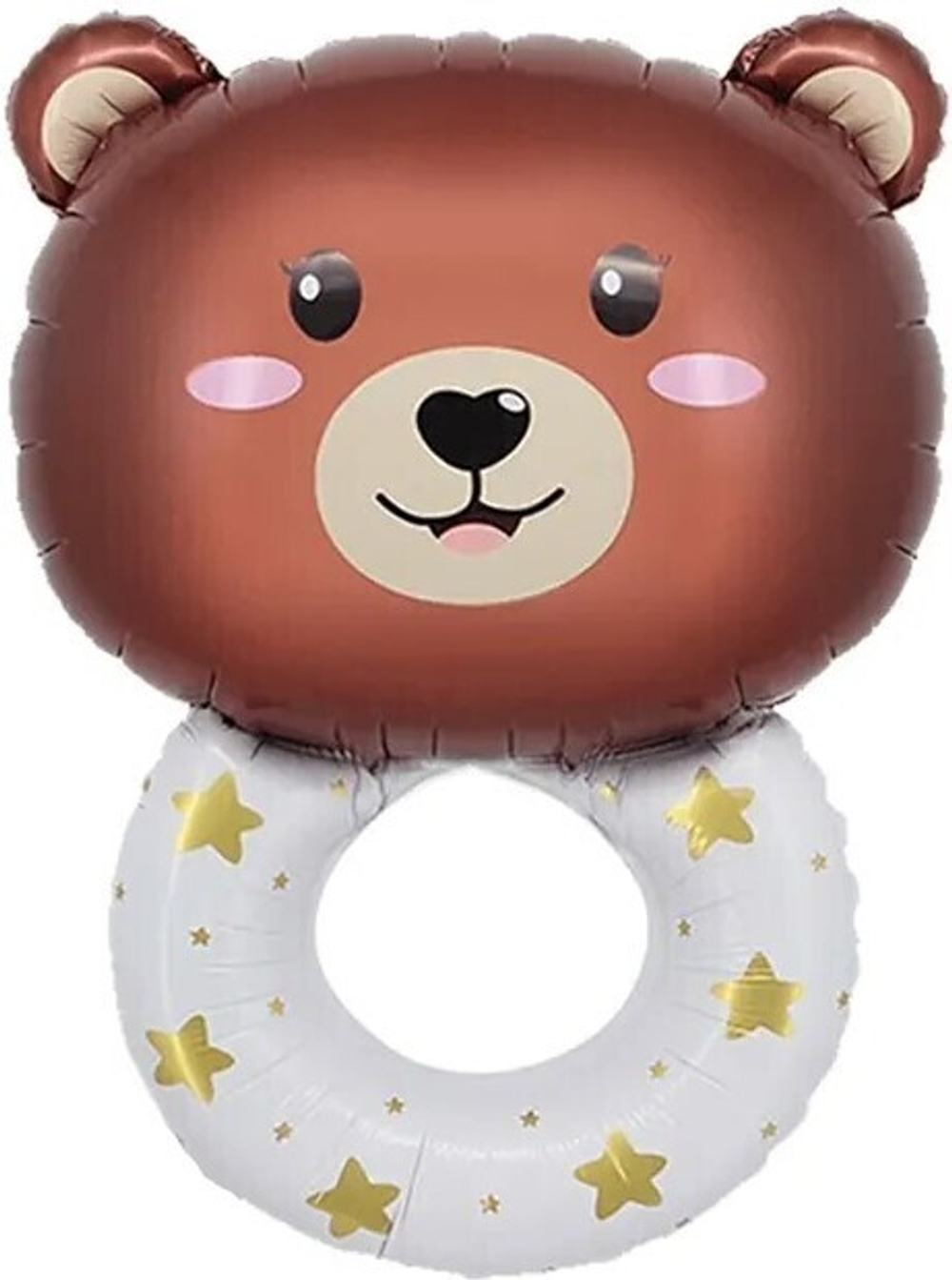 К Фигура, Погремушка Медвежонок, 31''/78 см, 1 шт.