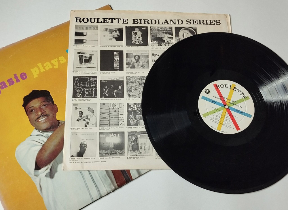 Винтажная виниловая пластинка LP Count Basie and His Orchestra Basie Plays Hefti (USA 1958)