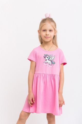 032_БК25 Платье для девочки, розовый