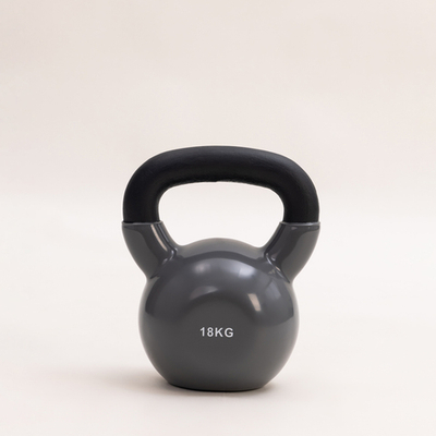 Гиря 18 кг PVC (grey)