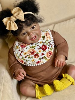 Кукла Реборн мягконабивная 60см в пакете (FA-204)