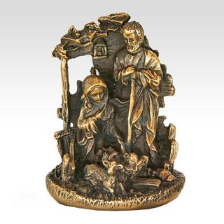 Скульптура "Рождественские мотивы" (Святое семейство) 9см