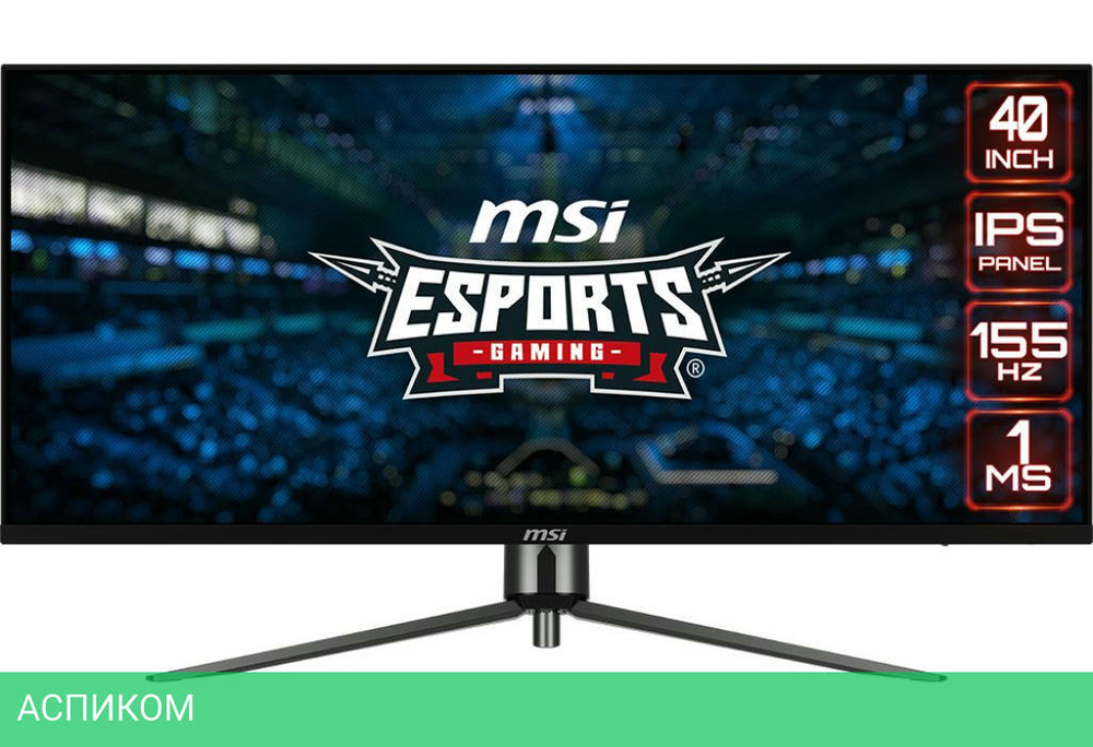 Монитор MSI Mag401QR черный (9S6-3EA54H-005)