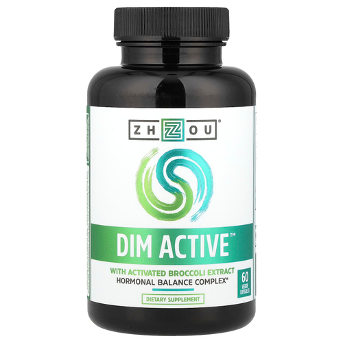 Zhou Nutrition, DIM Active™ с активированным экстрактом брокколи, 60 растительных капсул