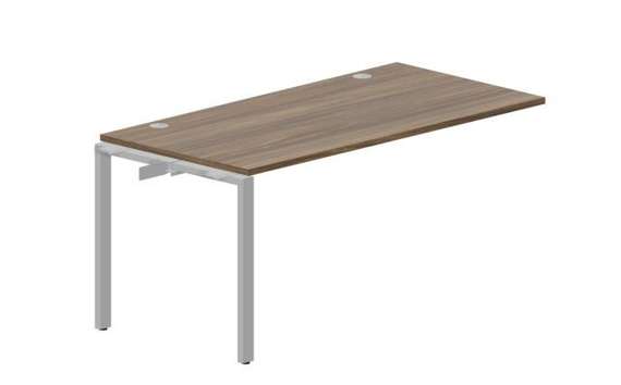 стол Strike 1580х780х750мм (2 громмета) - приставной элемент