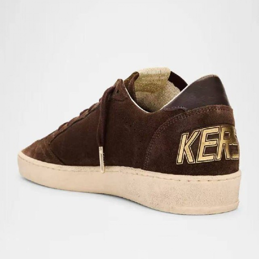 Golden Goose Ball Star / Замша коричневая