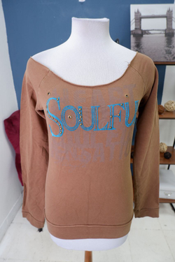 Джемпер Noxious  с принтом 40 размер