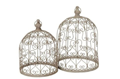 Набор из 2-х декоративных клошей "Ажур" 26x36см / 30x43,5см + 5см кольцо