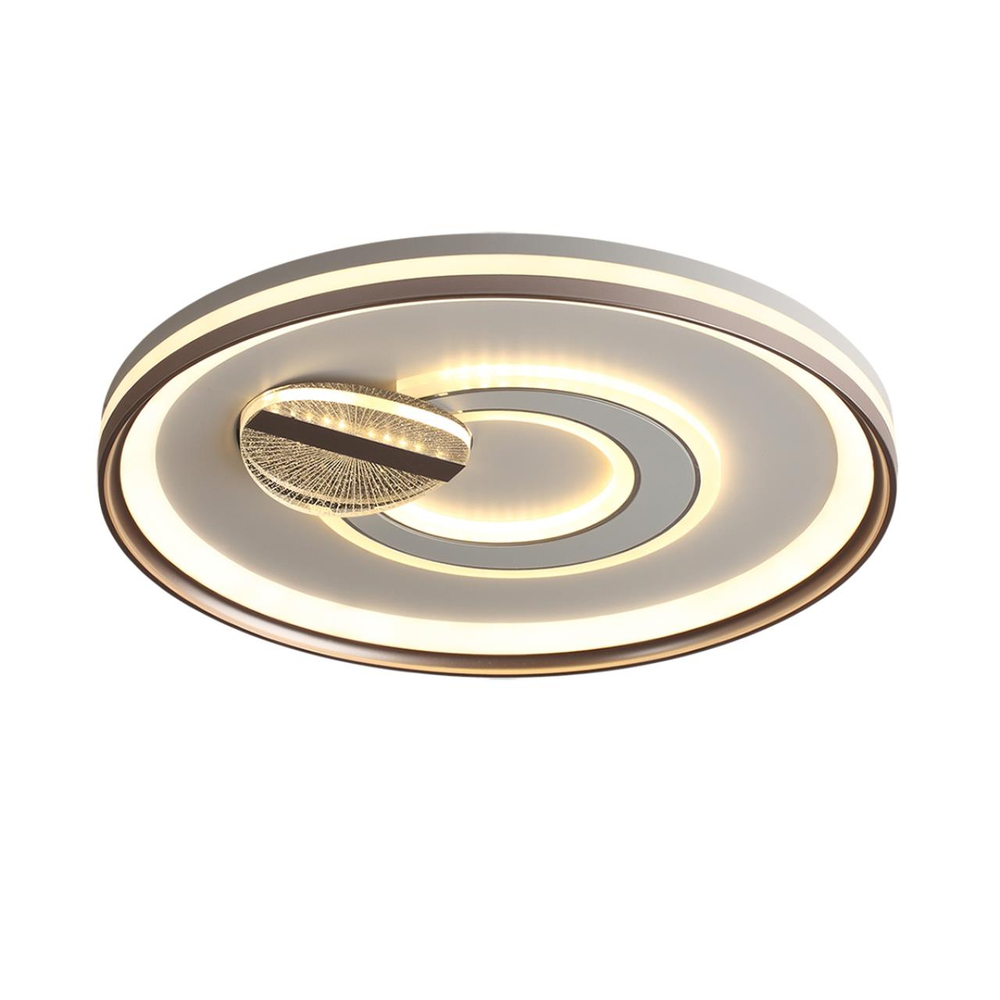 7787/85L PIKO LED SN 607 Светильник металл/белый/бронза LED 85Вт 3000-6500K D495 IP20 пульт ДУ GEMINI