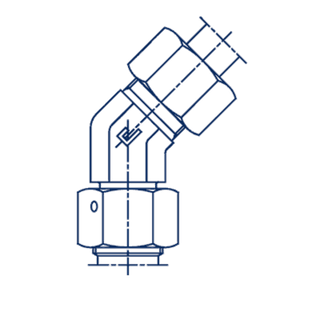 Соединение PN45 DS25 М36х2 (корпус)