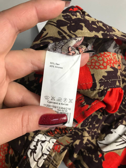 Жакет Oggi укороченный льняной, маркировка 164-92, визуально на 46 размер, новый