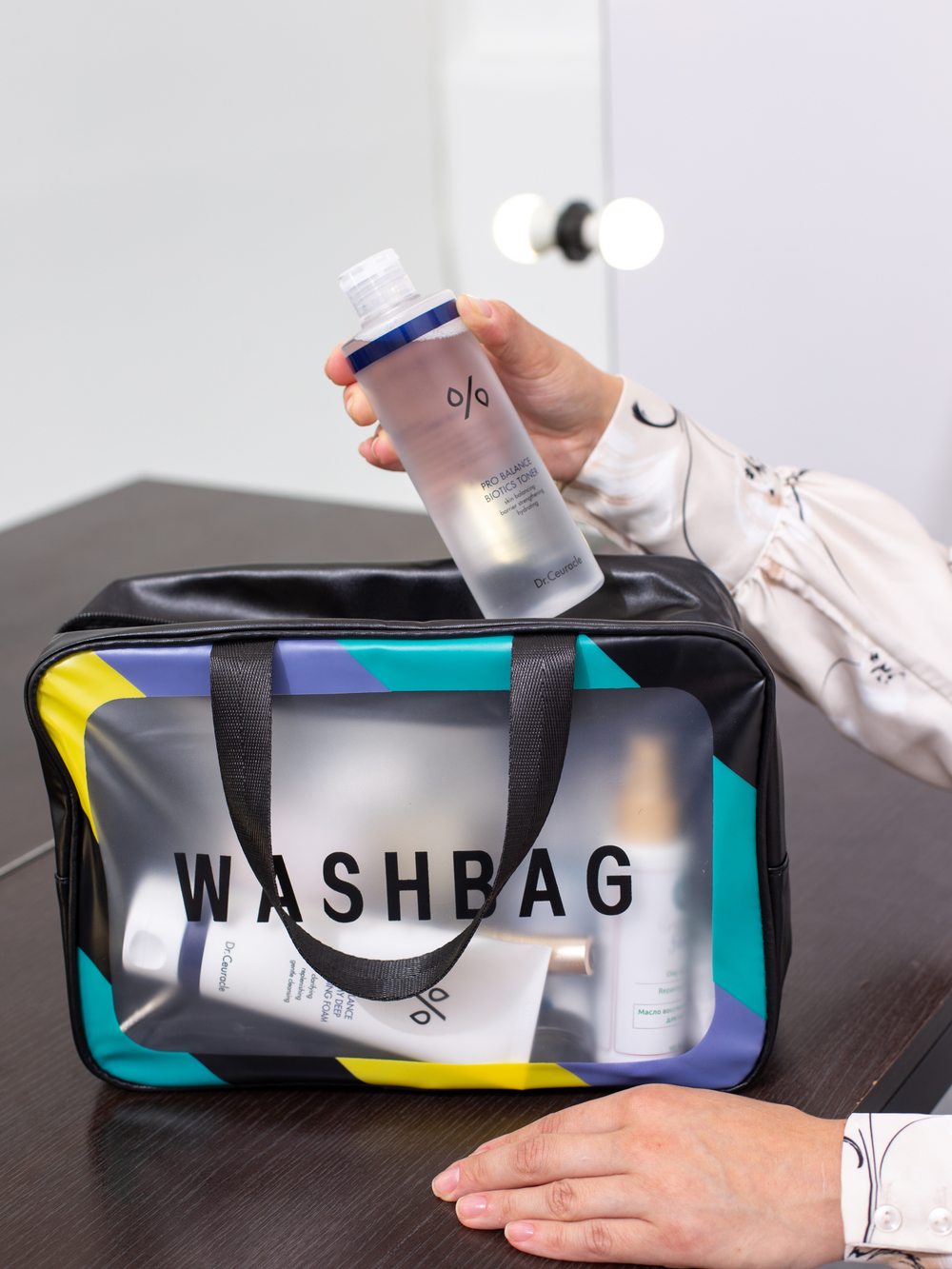 Косметичка (Сумка в роддом) Washbag-04-bl-multicolor