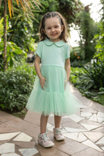 Платье летнее трикотажное для девочки 2-8 лет Fleur de Vie
