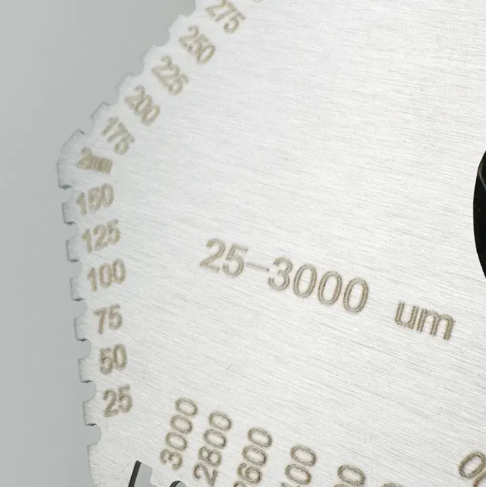 Гребенка для мокрой пленки. Толщинометр. Измерительный инструмент.