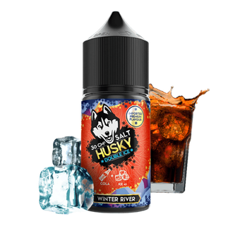 Жидкость HUSKY IMPORT DOUBLE ICE Salt (20MG) 30 ml - Winter River (Очень холодная кола)