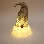 Фигура лесовичок «Колпачок» 35 см, микс (с подстветкой)