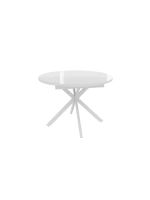 Стол кухонный обеденный круглый раздвижной 100х100х75,5 см