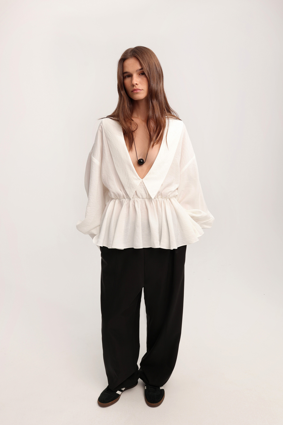 Блуза с баской