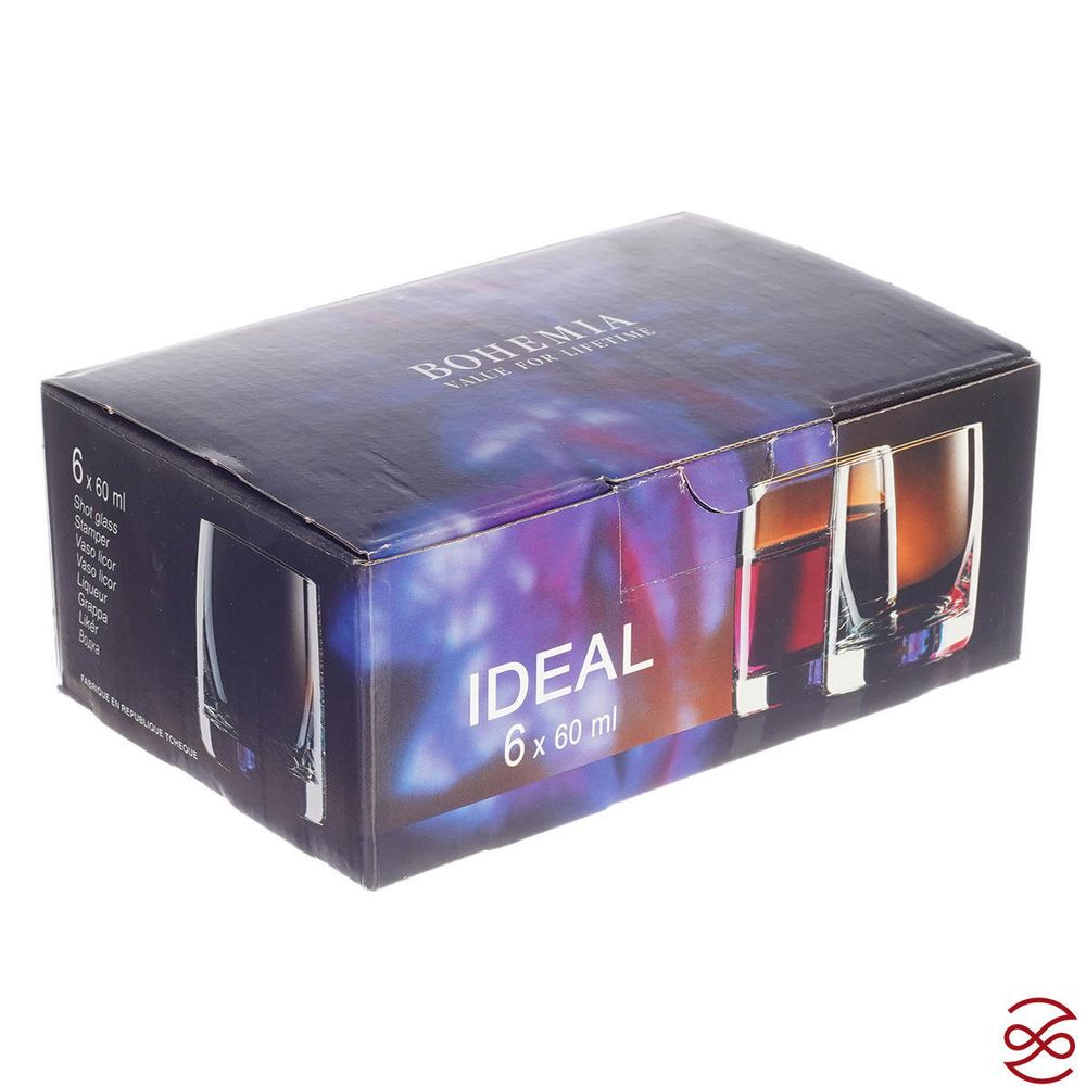 Набор стопок AS Crystal Гуси 60 мл (6 шт)