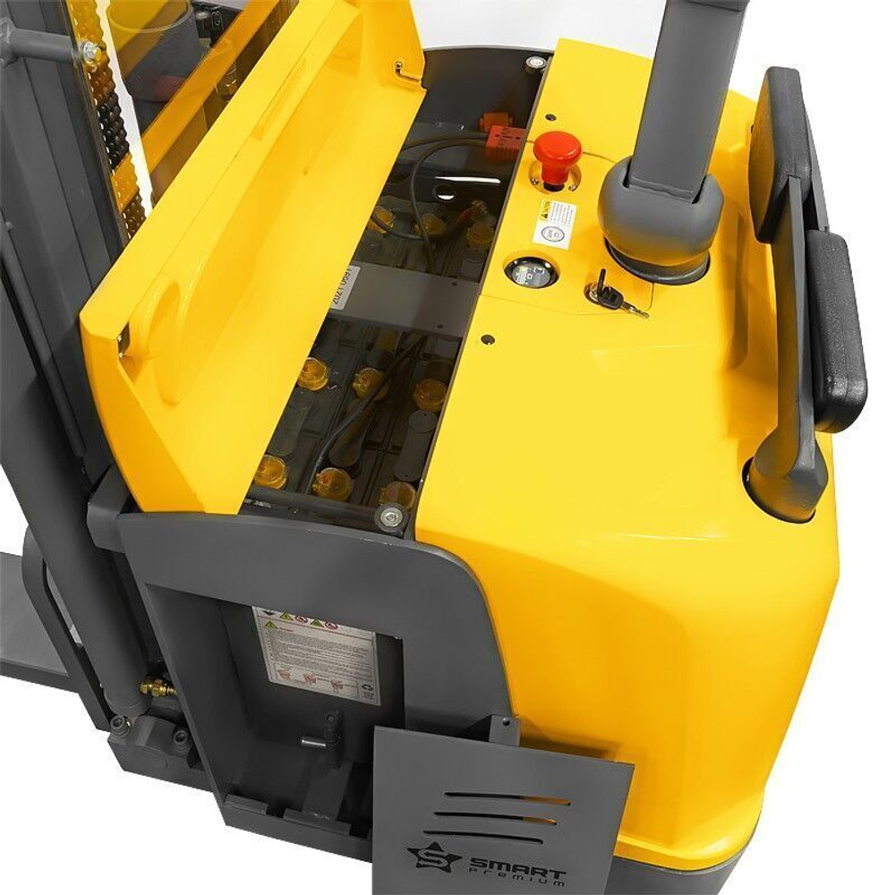 Штабелер электрический самоходный CDDK15-II 1550 (г/п 1.5 т, 5 м, с Li-ion батареей) SMART PREMIUM 64-0029-2