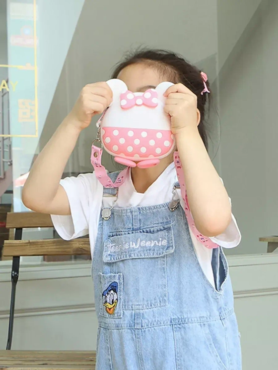 Сумка кошелек на плечо сумочка маленькая силиконовая