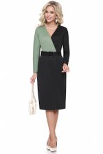 Платье Утонченный дизайн, олива DStrend (Акция)